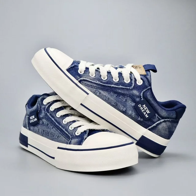 

Autumn New Men Casual Shoe Canvas Comfortable Breathable Lace Up Man Sneakers Fashion Non Slip Wear-resistant Male Footwear 2026