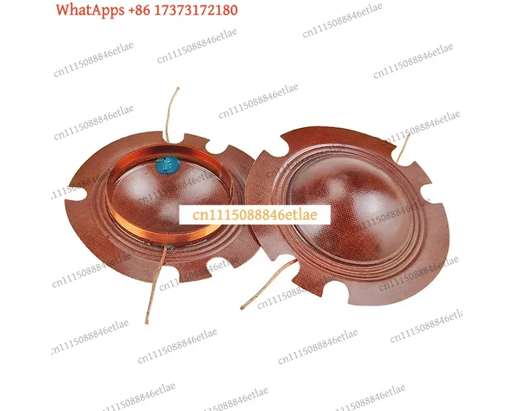 38.5mm Core Broadcast Tweeter Voice Coil 40W Siren Treble Diaphragm Dual Side Wire Repair Audio Accessories 2pcs