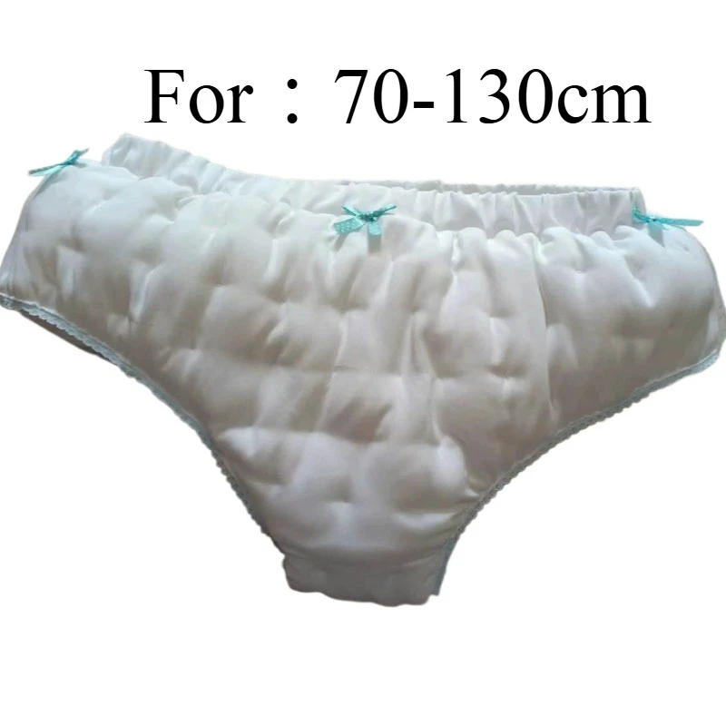 Pañales de Algodón Grueso para Adultos, Talla Grande, Rellenos de Algodón con Capa Impermeable, Suaves, Cálidos, Lavables y a Prueba de Fugas