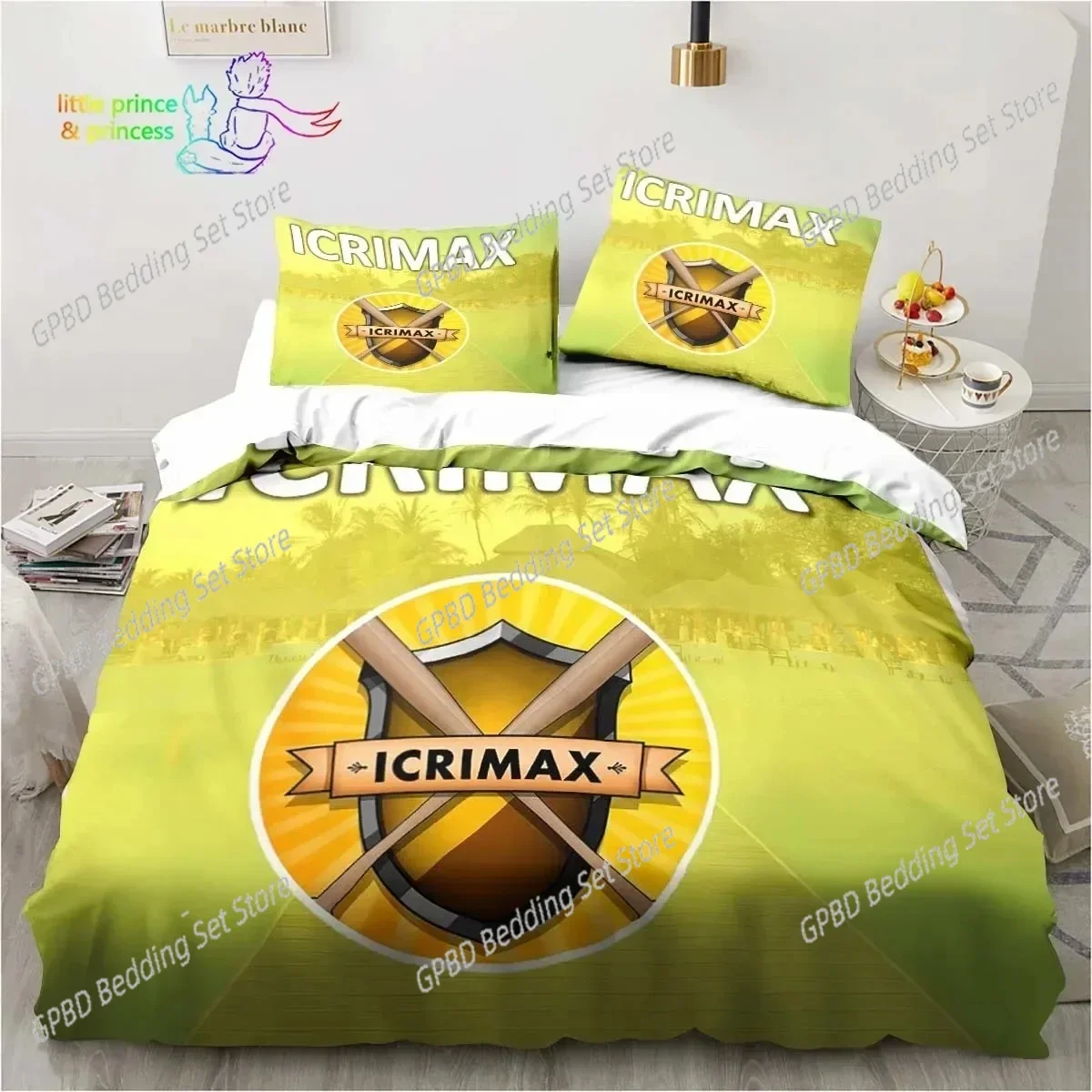 

Icrimax 3D Print Comfortable Duvet Quilt Cover Pillowcase Bedding Set Children Bedroom Decoration Home Textile