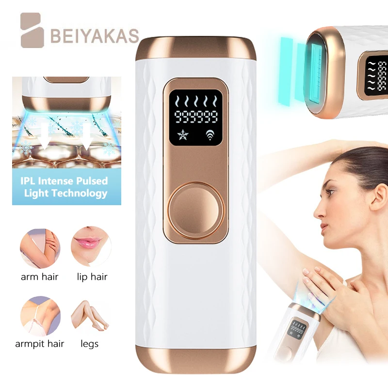 Frozen ipl epilator 999999 flash level 5 painless pulse light epilator rejuvenation armpit leg laser hair removal device