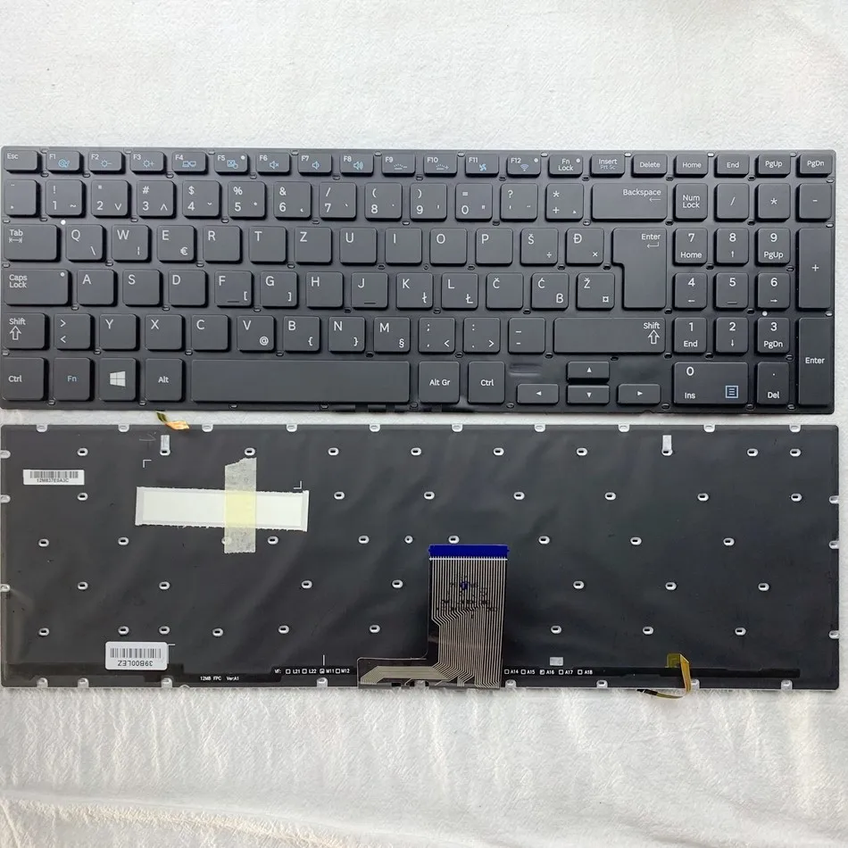 

Croatian Backlit Keyboard for Samsung NP880Z5E 880Z5E NP870Z5E 870Z5E NP770Z5E 770Z5E NP780Z5E 780Z5E 670Z5 670Z5E Slovenian