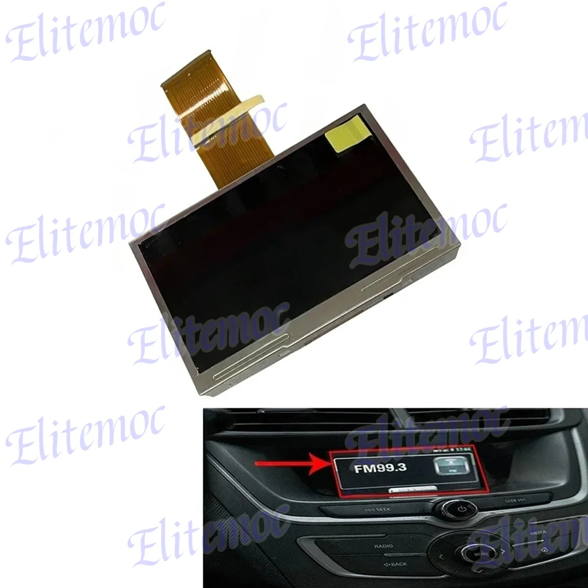 

LCD Display For Chevrolet Sail Aveo 2016-2021 Navigation Radio Monitor Screen Replacement