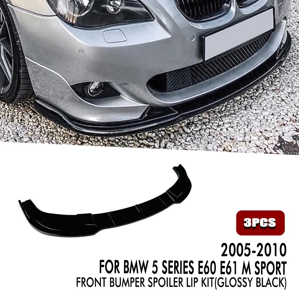 Voiture ABS Becquet Avant Pare-Chocs Lèvre Pour BMW 5 Series E60 E61 2005-2010 M5
