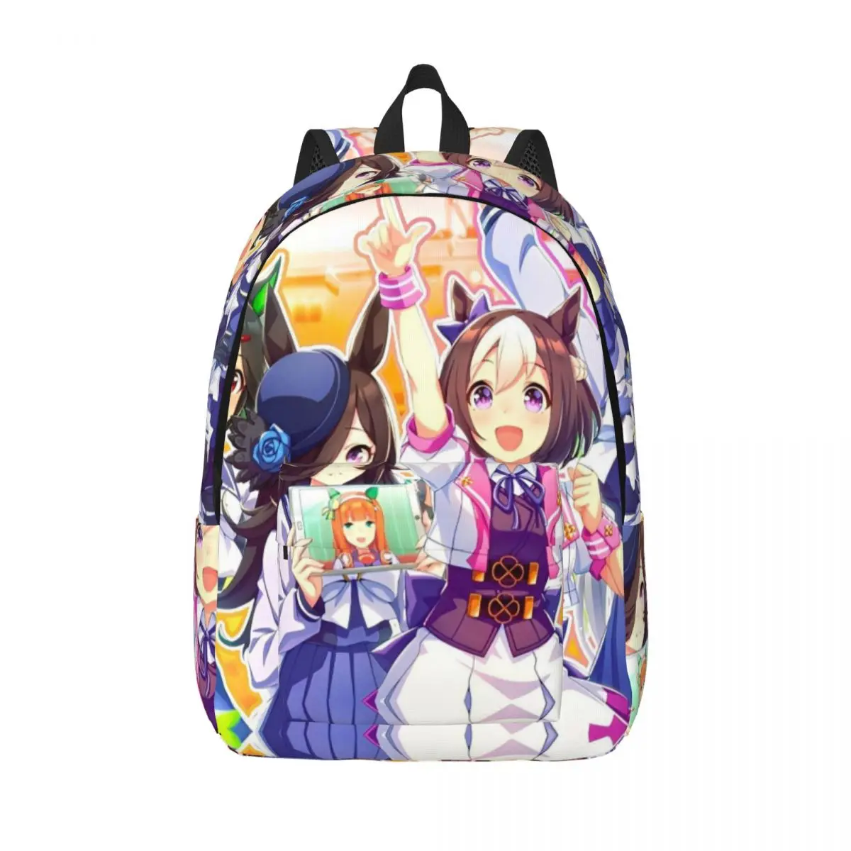 Umamusume Pretty Derby Anime for Men Women Student School Bookbag Daypack Middle High College Lightweight