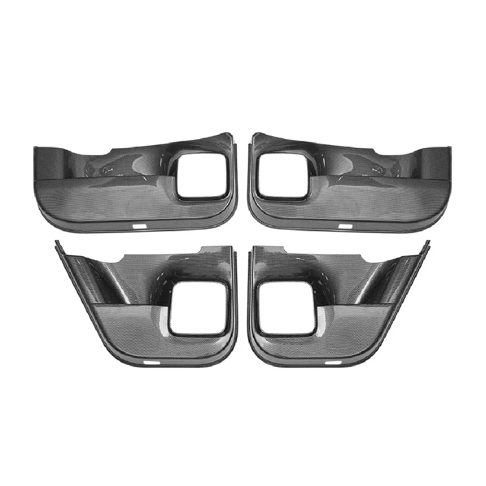 ABS Carbon Fiber Color Door Kick Plate Fit For BYD Equation Leopard 5 2023 2024 2025 4-door Door Decorative Cover Accessories
