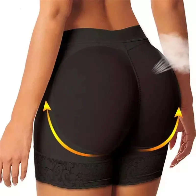 Sexy butt-lifting pants women\'s bottoming, buttocks, buttocks, buttocks, fake butt panties, body sculpting, boxer belly pants