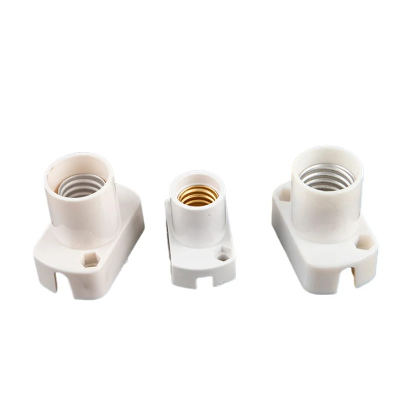 {H} 1PC Mini Screw Lamp Base E12 E14 E17 Supporto Lamp Holder Light Bulb Socket Holder Adapter