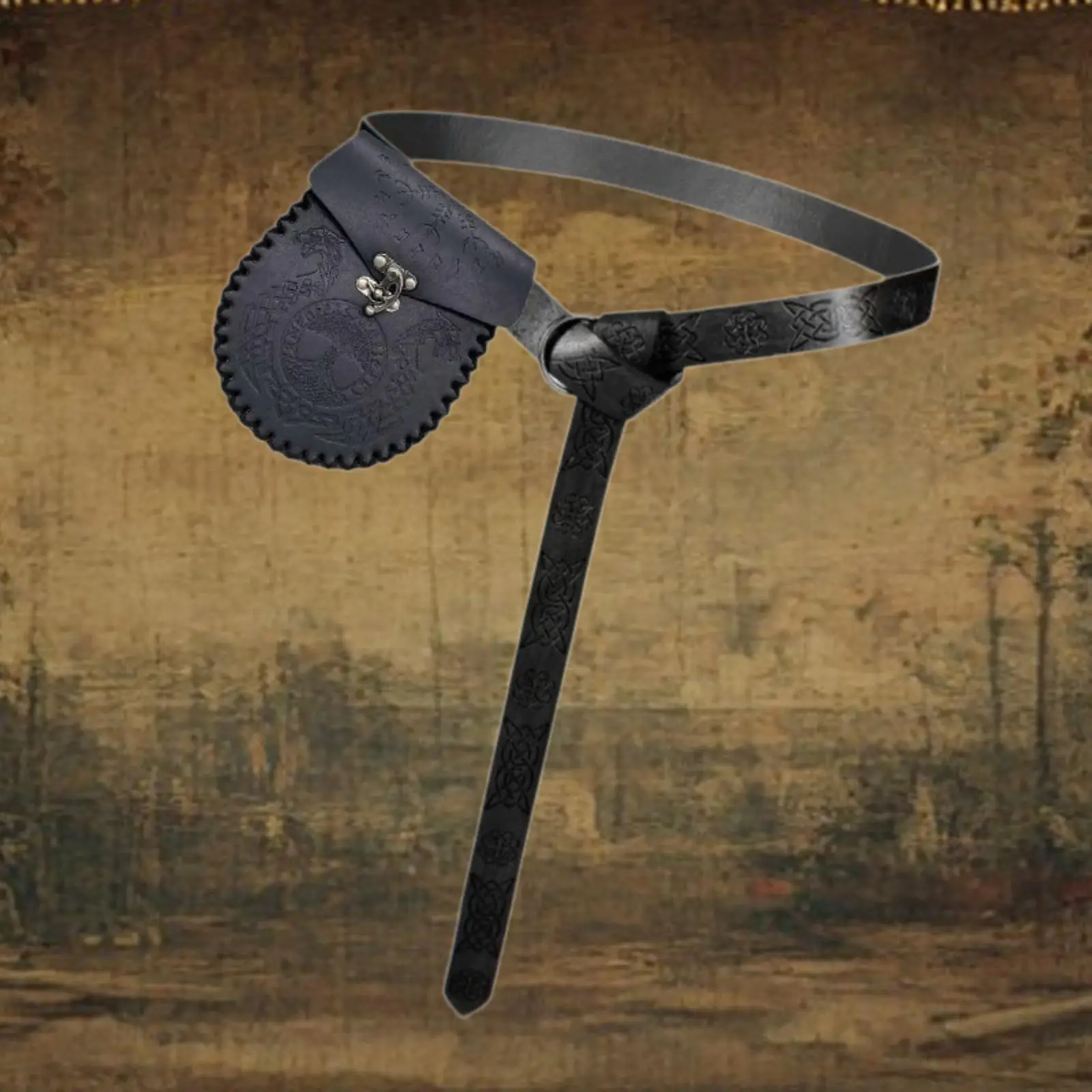 中世ヴィンテージベルトバッグ2個セット フェスティバルテーマのパーティー用 ハロウィン