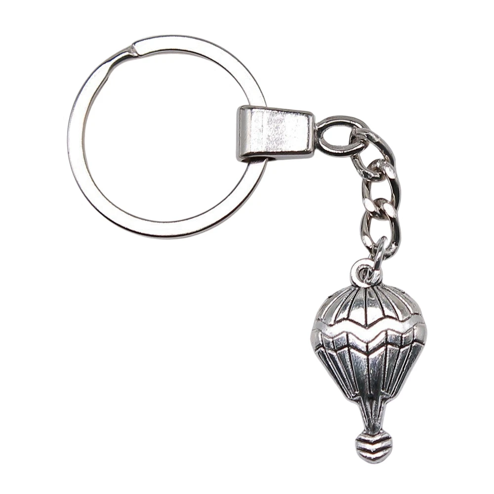 1pcs Hot Air Balloon Keyring Pendant Jewelry Making New In Ring Size 30mm