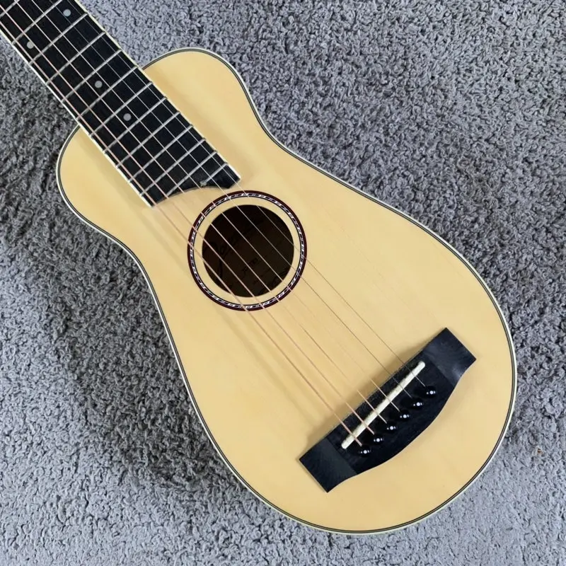 Original and Genuine Johnson Travel Acoustic Guitar JG-TR3 34'Natural Spruce+Mahogany for Beignner