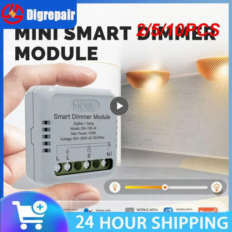 

2/5/10PCS Dimmer Switch Remote Control Versatile Advanced Dimming Technology Smart Technology Intelligent Design App Smart Home