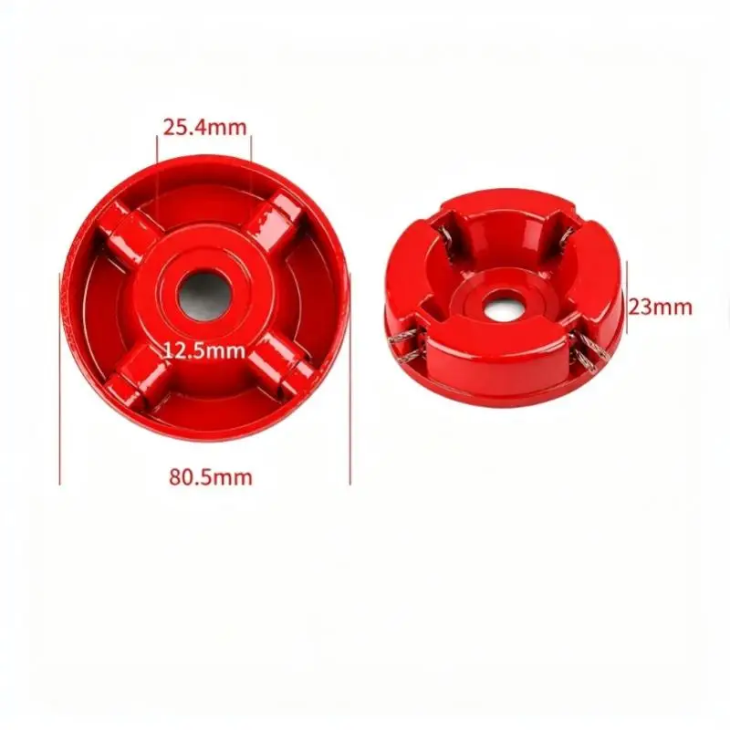 Steel Line Universal Lawn Mower Head Wire Rope Through Hole Efficient Grass Trimming Trimmer Replacement Head