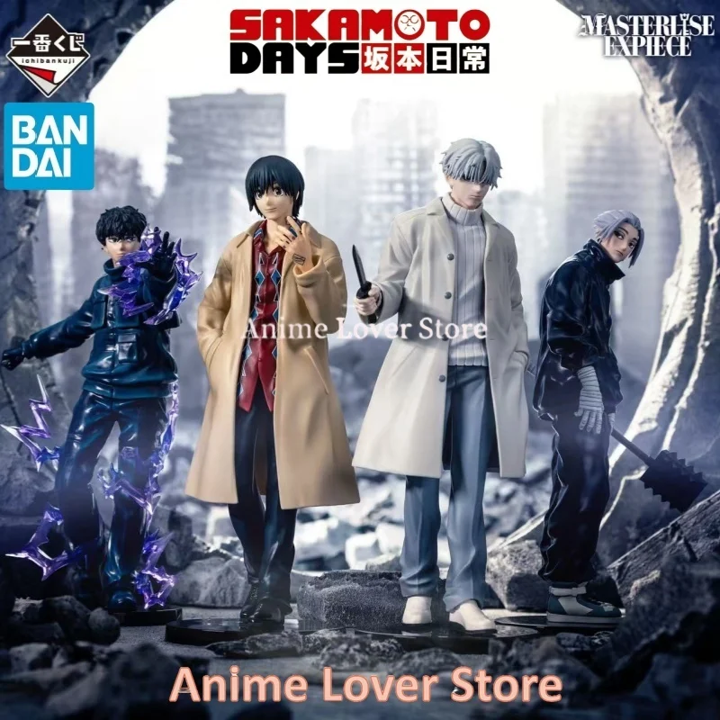 متوفر في المخزون بانداي الأصلي Ichiban Kuji SAKAMOTO DAYS Vol.3 Seba Natsuki Nagumo Yoichi Kei Uzuki Gaku Anime Figure Toys #1