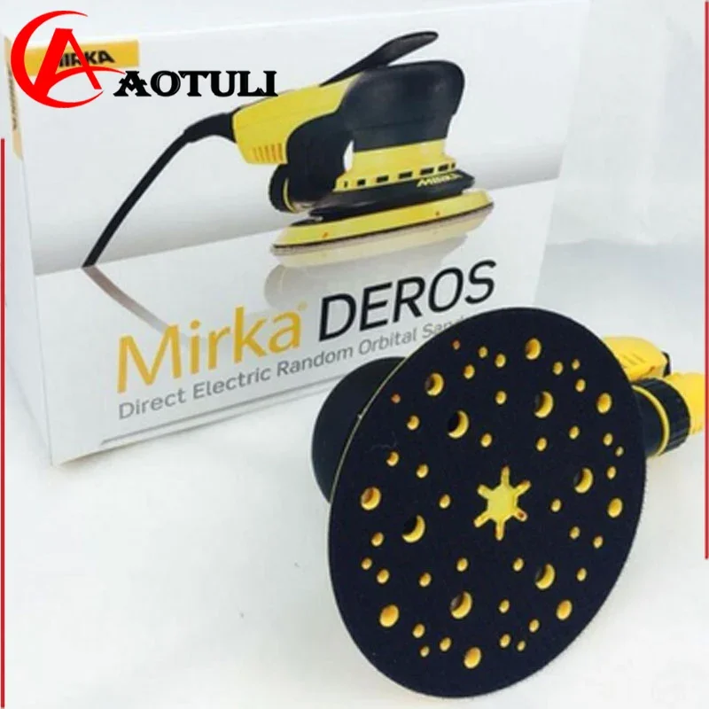 MIRKA Direct Electric Random Orbital Sanders Machine Withs 6 Inch 150mm Sandpaper 220V/240V Strong Dust Collection Polisher