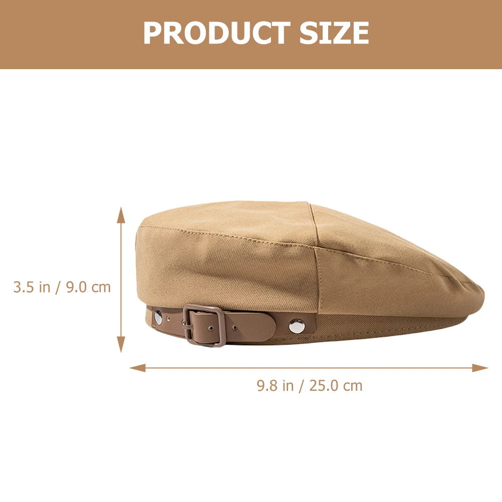 

Sun Protection Beret French Hat Woman Lady Solid Color Vintage Hats for Girls Caps Women's
