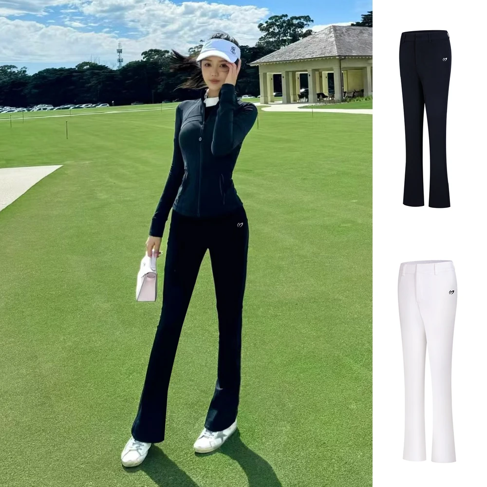 

Early Autumn Golf Trousers - Women's Slim-Fit Stretch Pants with Flared Leg & Quick-Dry Comfort