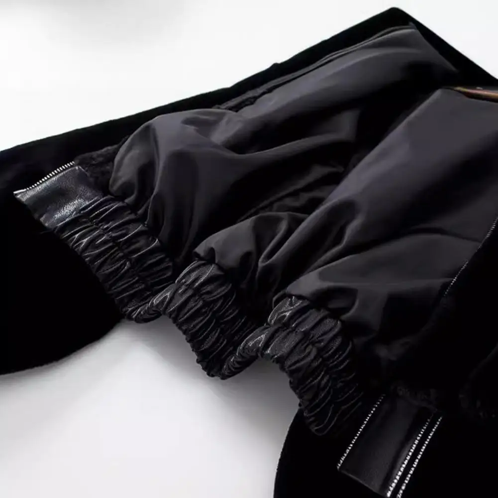 Podzimní zimní dámský kardiganový kabát, zahuštěný plyšový kapucí, volný větruodolný, jednobarevný, na zip, bunda s dlouhým rukávem, venkovní... - náhled 6