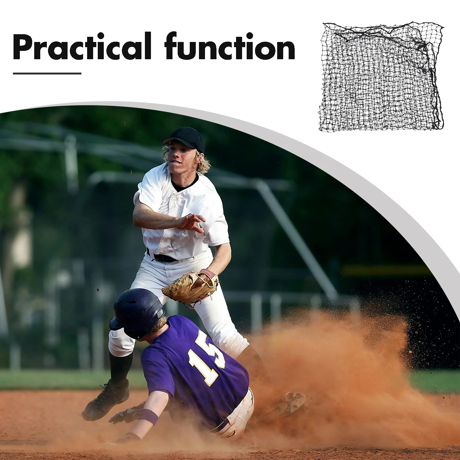 شبكة تدريب للبيسبول البيسبول المحمولة انتعاش ضرب ممارسة صافي دائم الرياضة حاجز استبدال المعاوضة ل #5