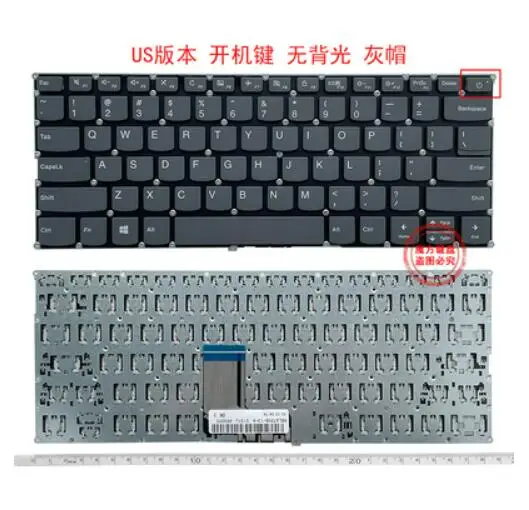 

New for Lenovo IdeaPad 320S-13 320S-13IKB 720S-14IKB US Keyboard No Backlit(power key)