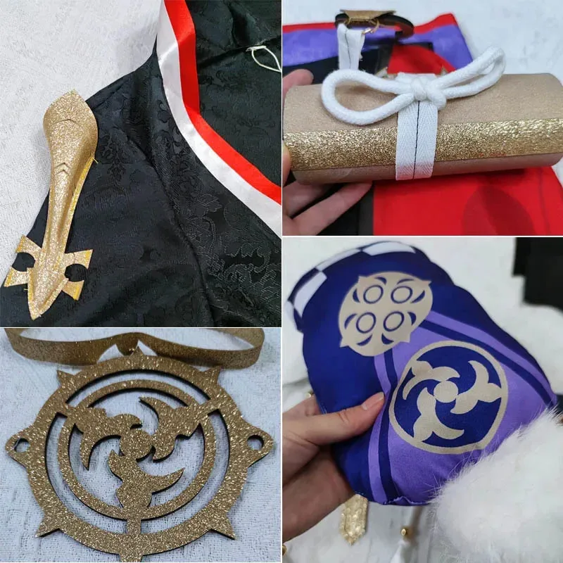 

Scaramouche Косплей Костюм Парик Волосы Игра Impact Scaramouche Kunikuzushi Костюмы для косплея Кимоно Одежда Полный комплект