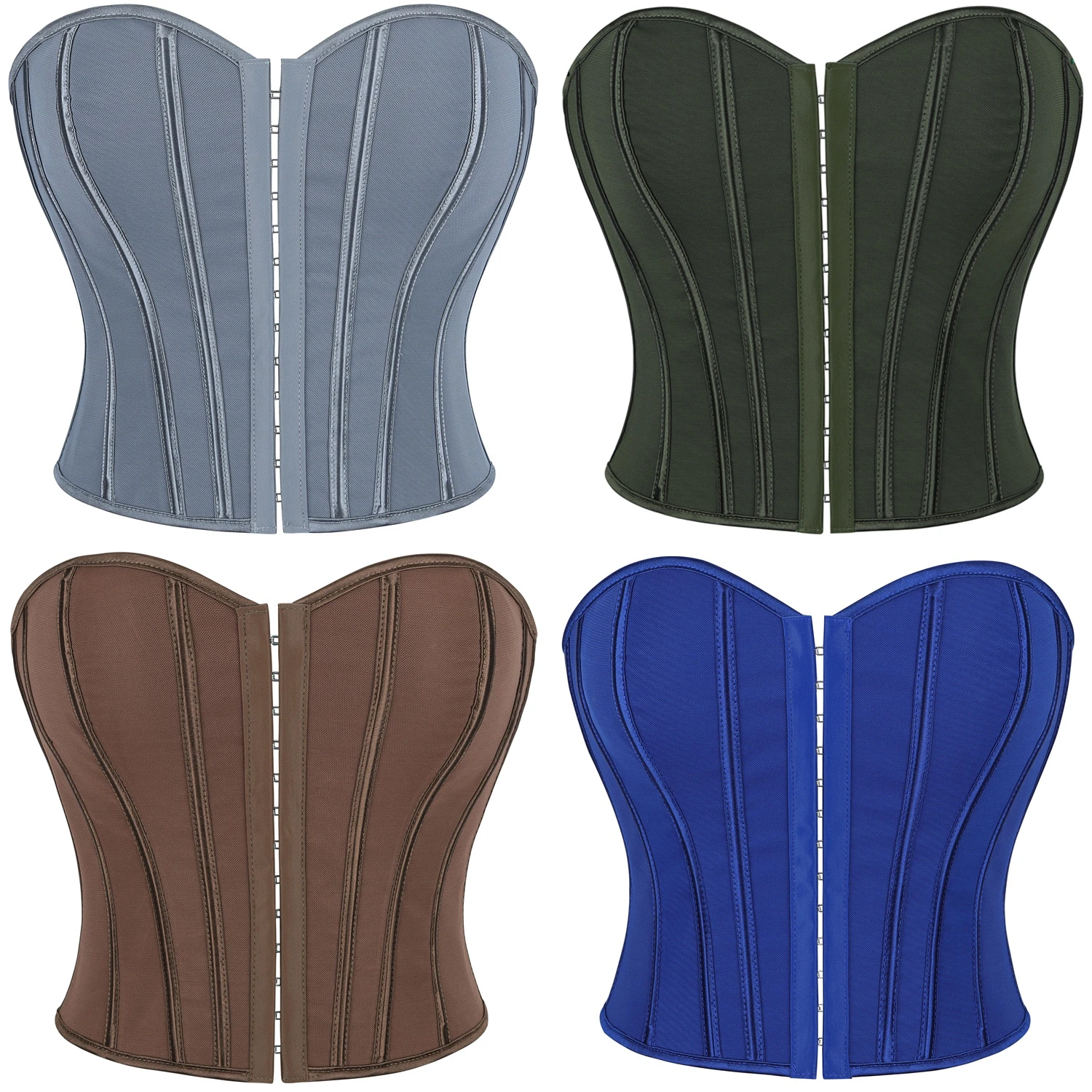 

Single-Button Fibone Waist-Cinching Brtte Tank Top Women's Slim Fit ort Bustier Underwear for Street Sle Summer 2025