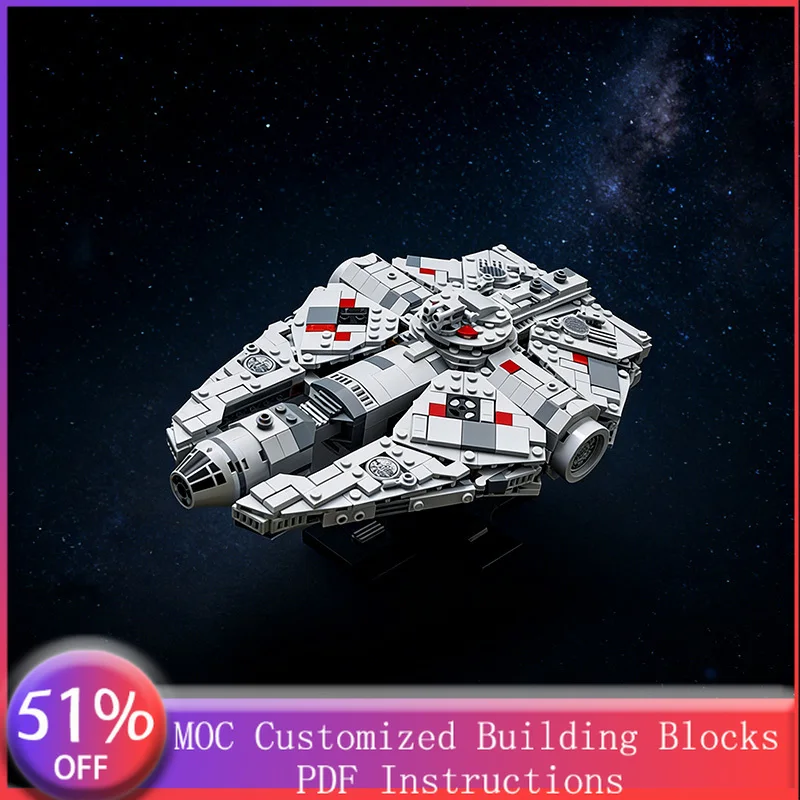 

910 PCS Space War Model Otana from 75375 Falcon MOC Customize Modular Building Block Kids Educational DIY Boys Holiday Toy Gifts