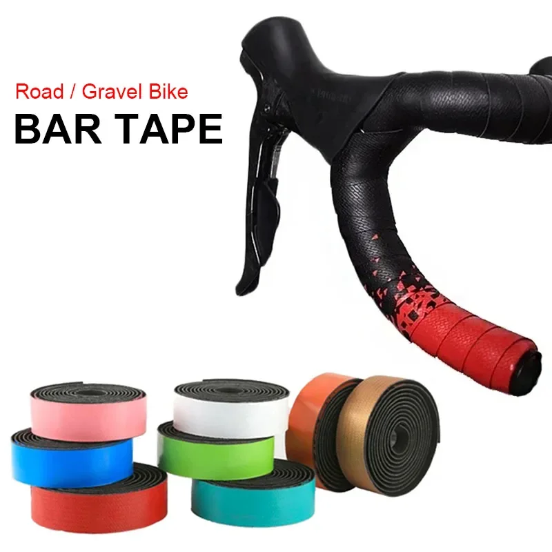 

Road Bike Handlebar Tapes Handles Cover Strap Belt Anti Slip Soft Shock-proof Gravel Bike Tape Bike Tape Accessories