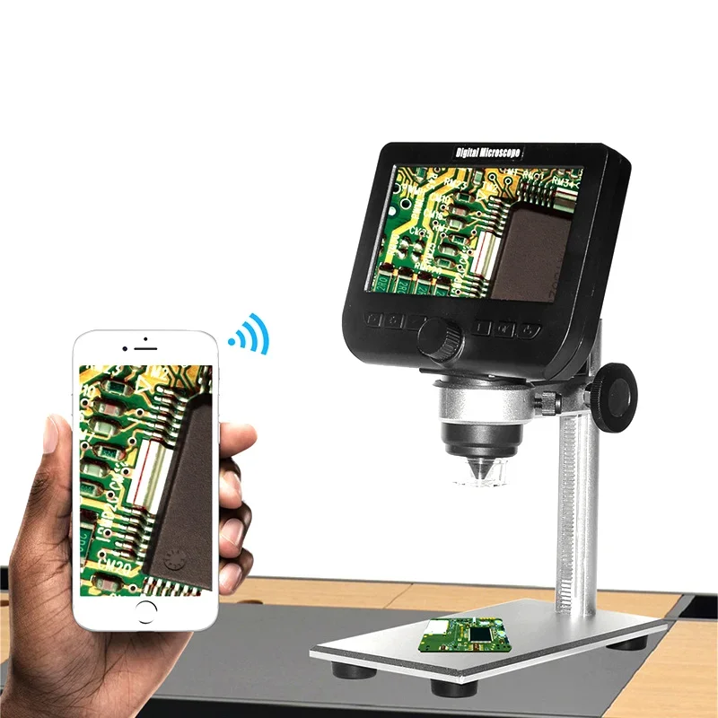 High definition digital electron microscope mobile phone main board repair magnifying glass industrial measurement children