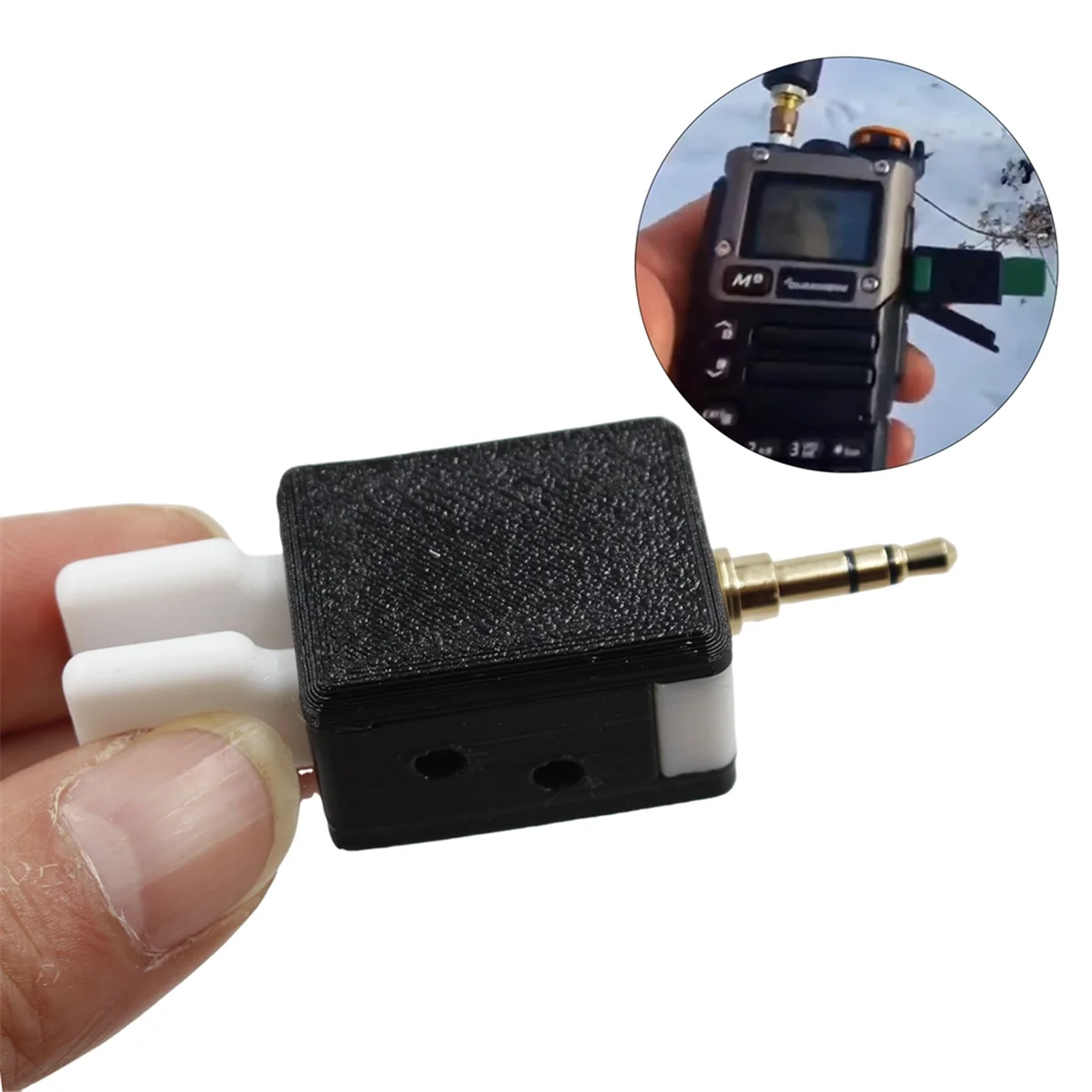 

AA98 Double Paddle CW Key Двойной автоматический ключ Код Морзе Мини Многоцелевой Прочный Черный