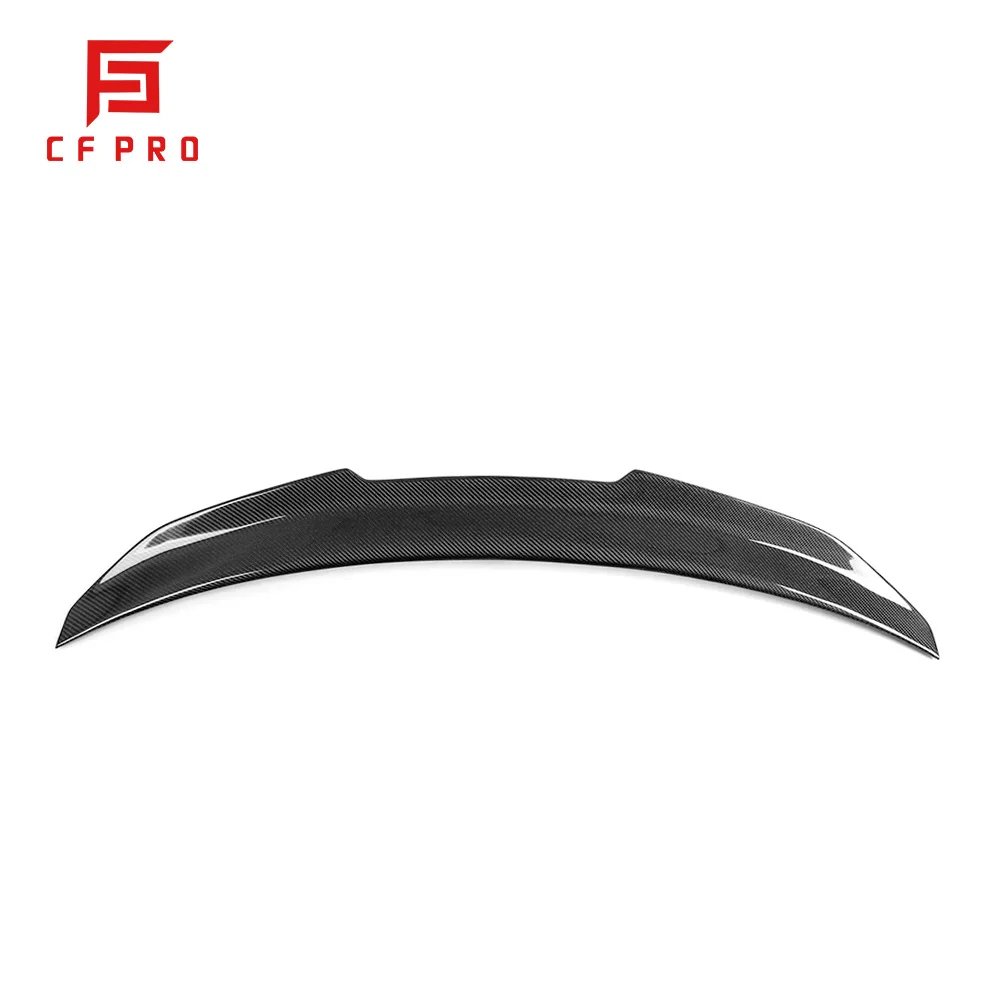 Fit For Audi A4 B8 Real Carbon Fiber PSM Style Rear Trunk Spoiler Tail Wing Spoiler