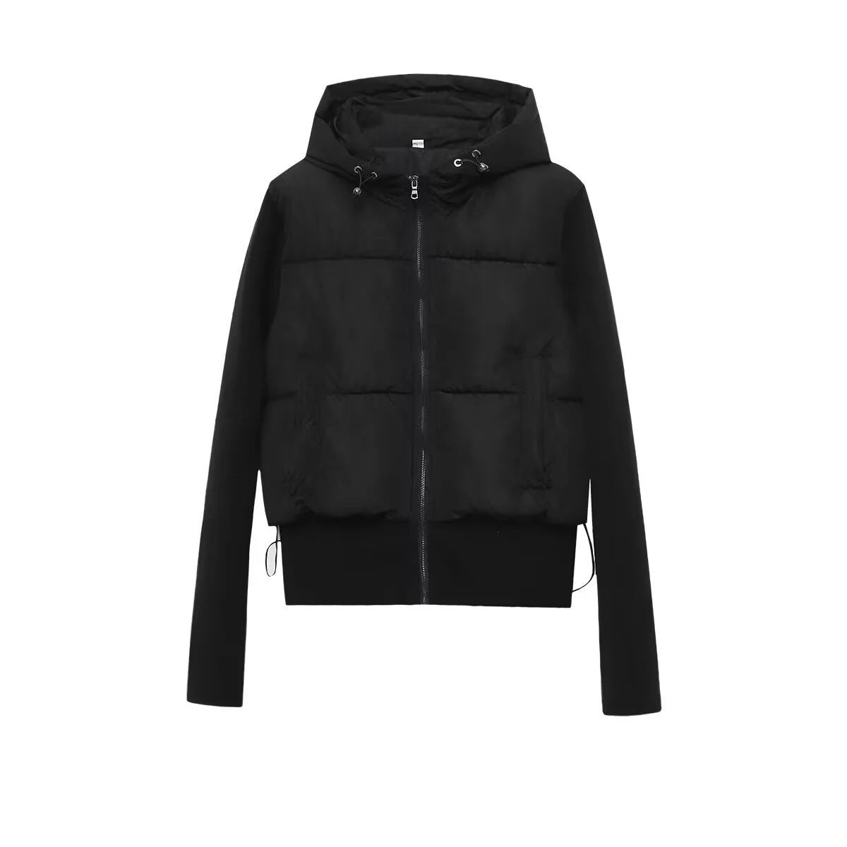 European and American style foreign trade women's clothing new 2025 fashionable versatile lightweight hat splicing jacket