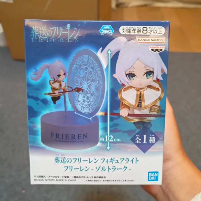 

В наличии: Оригинальная фигурка Banpresto Frieren: За пределами путешествия, светильник-ночник Фрирен, 12 см, аниме-фигурка, модель, декоративная игрушка