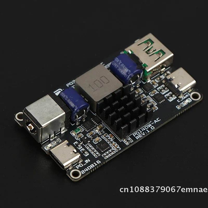 

High-Power DC Buck Dual Port Fast Charging PD Module Type-C USB Charger with Full Protocol Compatibility PD3.1 QC3.0 QC4 QC4+