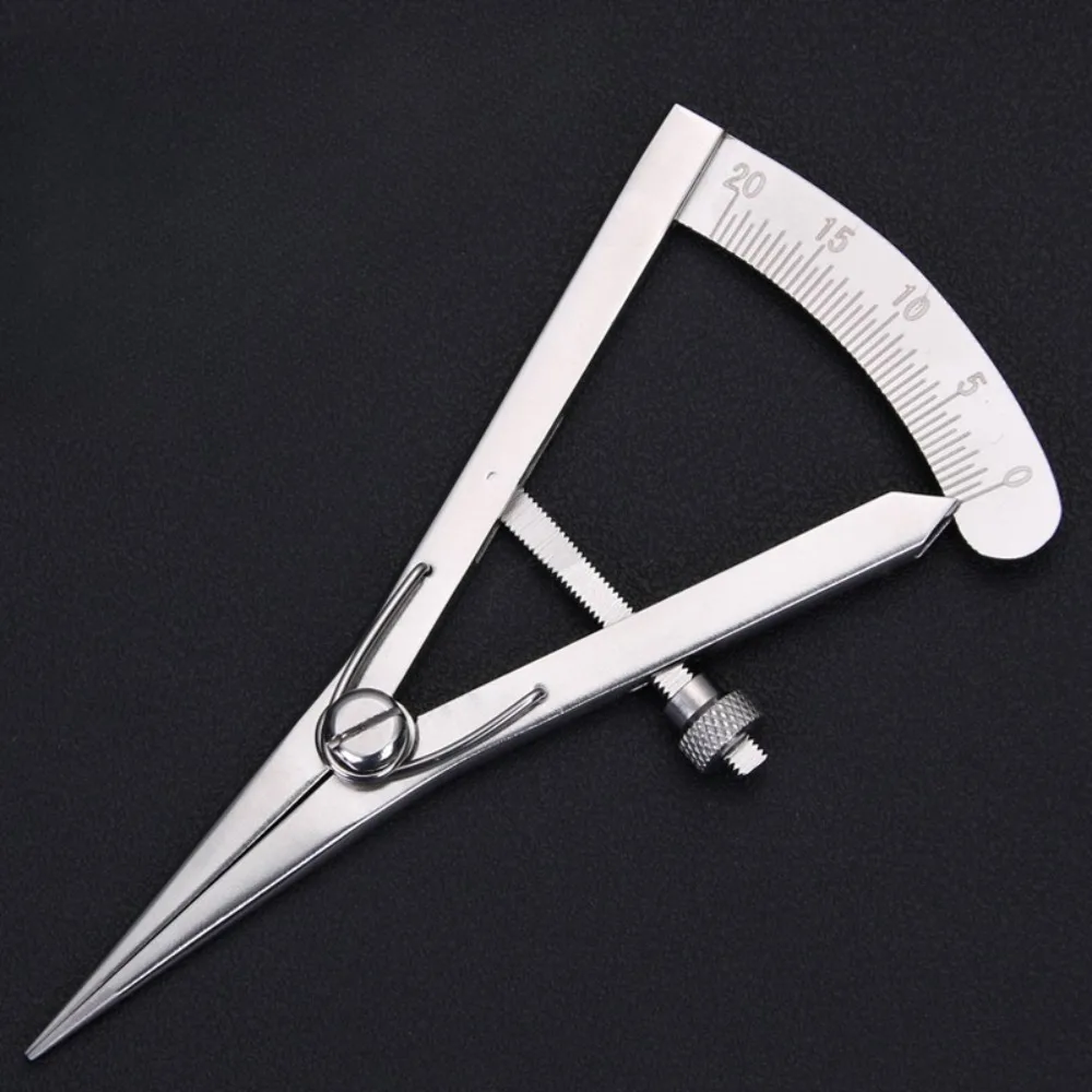 1 pz strumento chirurgico a doppia palpebra filo interrato posizionamento designer oftalmologia bussola righello strumento di misurazione strumento di trucco