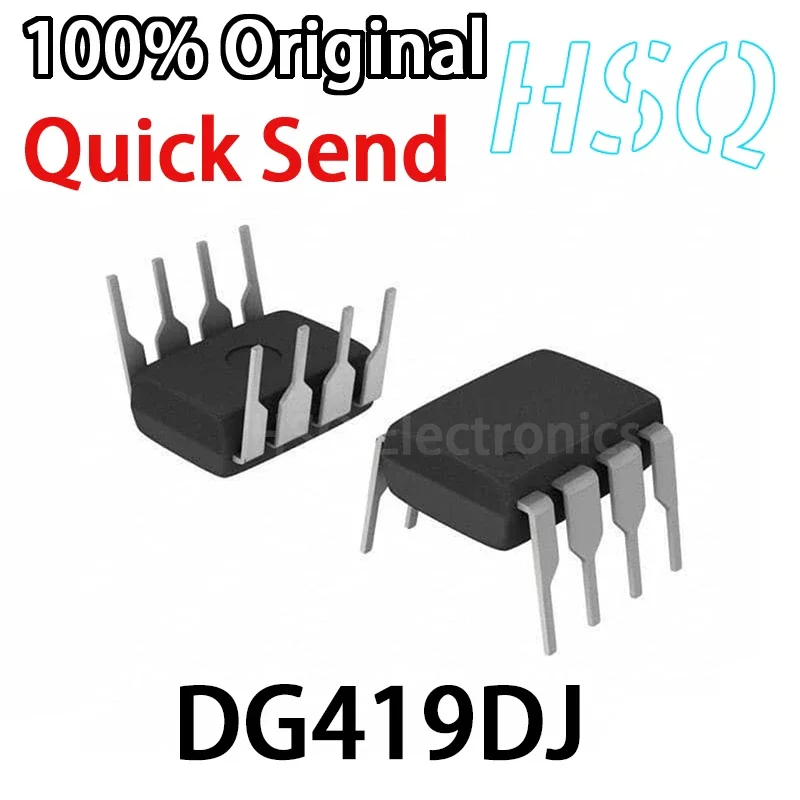 5PCS DG419DJ DG419 Analog Switch Chip Direct Insert DIP-8 Packaging Spot