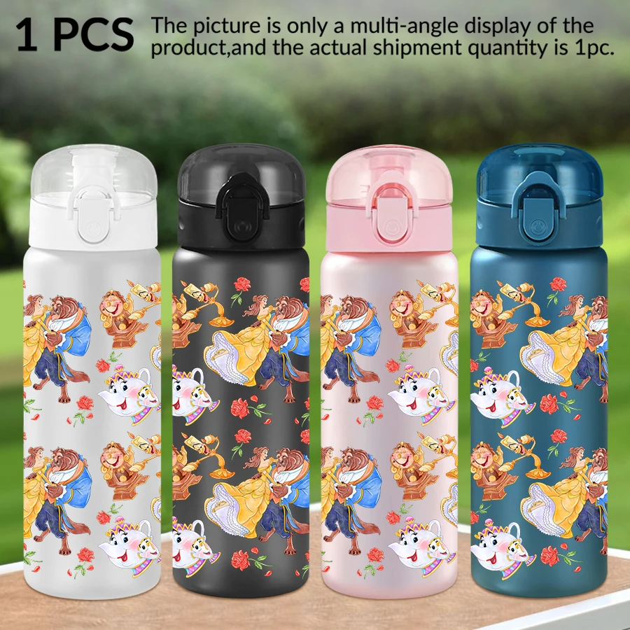

1Pc Disney, Disney Princess, Mary Cat pattern 26oz plastic water bottle, outdoor sports water cup birthday/back to school gift