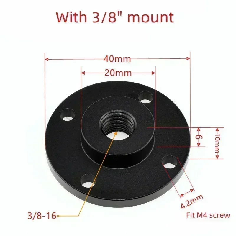 1/4 3/8 جبل ترايبود محول حامل حامل حائط لقط جبل لتوصيل شاشة الكاميرا ضوء فلاش تحديد لوحة في الهواء الطلق