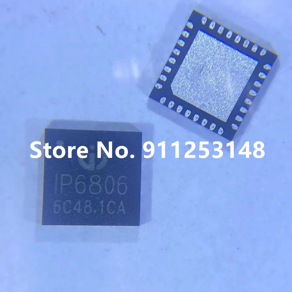 Ｗholesaler 10pcs/20pcs/40pcs/80pcs/lot IP6808/IP6806/IP6809 QFN40 wireless charging chip