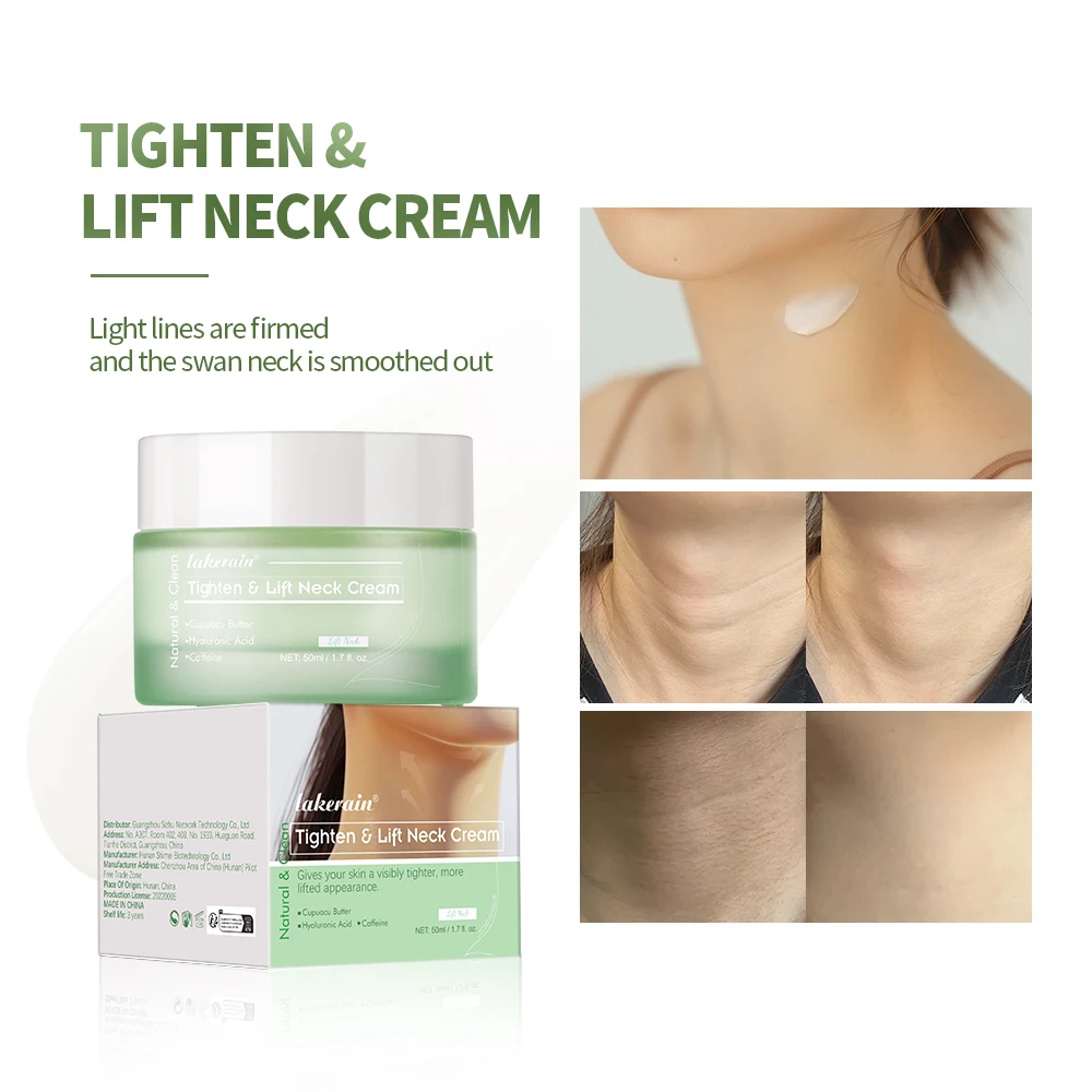 Neck Firming Cream Anti-Aging Neck Cream for Tightening and Wrinkles for an Even Skin Tone and Neck Lift