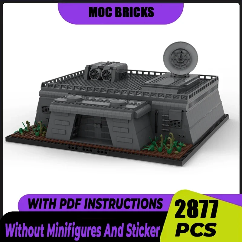 Star Movie Moc Building Blocks Improved Imperial Bunker Model Technology Bricks DIY Assembly Construction Toy Holiday Gift