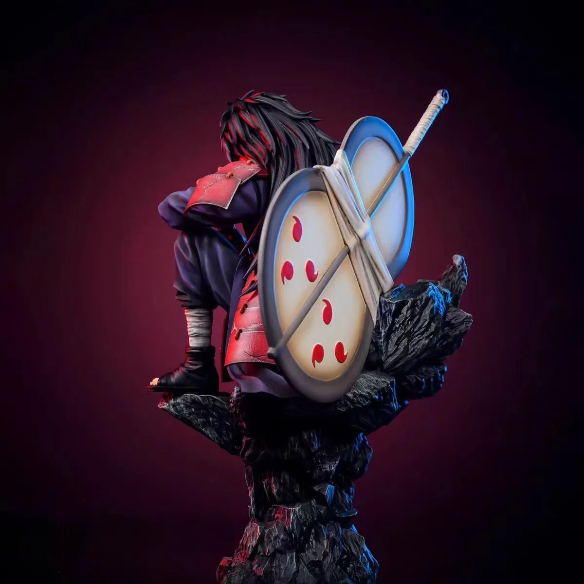 28cm Naruto Anime Action Figures GK Uchiha Madara Figures PVC Collection Model Peripheral Toys Desktop Decoration Toy Kids Gifts view 4