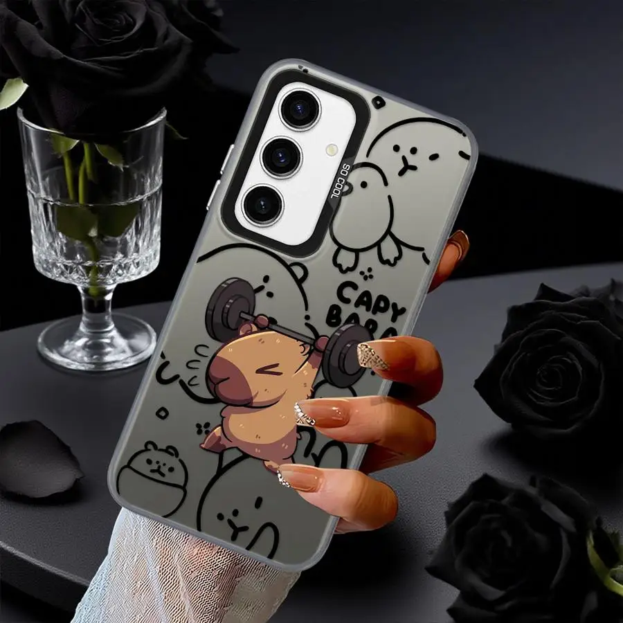 Caypabara Cool Case for Samsung Galaxy A26 A33 A34 A53 A24 A36 A23 A25 A32 A73 A22 A52 Back Phone Cover