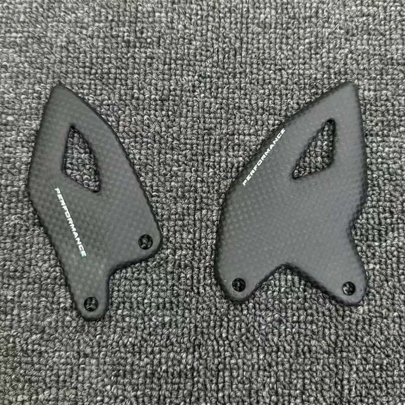 

2025 для DUCATI Panigale V4 V4S, защита пятки из углеродного волокна, пластина для пятки, защита для педали, обтекатель, аксессуары для мотоциклов, модифицированные