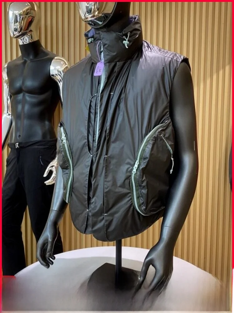 

High-End Line Wang Zha Main Pu Color Changing Thermal Couple Autumn Winter Warmth down Vest ex Zipper Closure Du down...