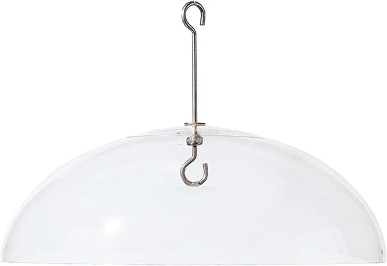 

18" Dome Feeder Guard - Weather & Squirrel Proof, Clear Polycarbonate