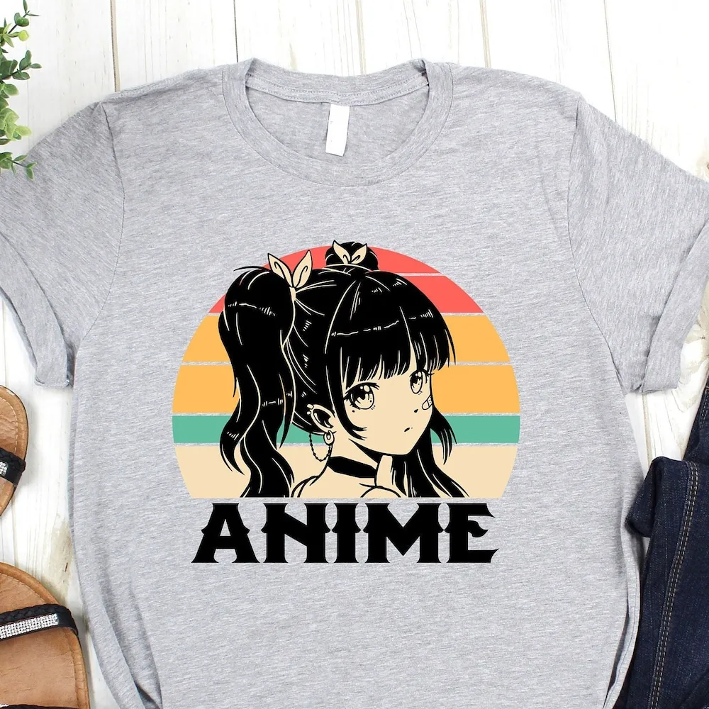 Anime T Shirt Girl Lover Funny Cute For Japan