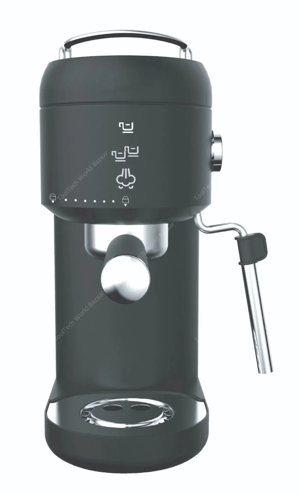 Cafetera italiana de 110V, pequeña máquina de café semiautomática americana para el hogar, máquina de espuma de leche completamente automática