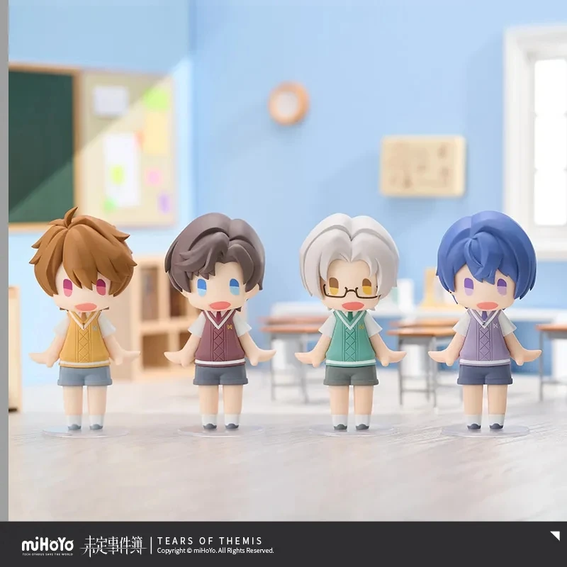 Juego oficial miHoYo Tears of Themis HELLO! Muñeca versión Q de buen sonrisa, adorno de ala Artem, figura de Anime, regalos de navidad para Cosplay