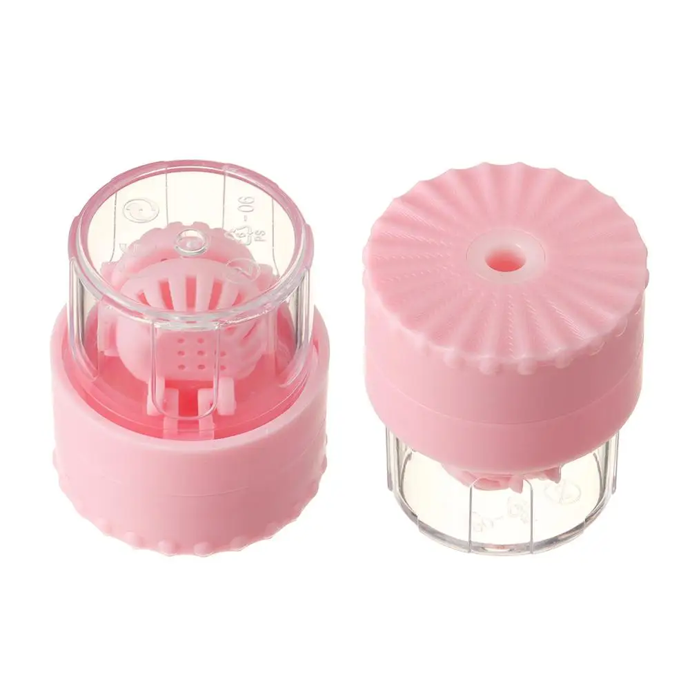 

1PC Contact Lens Cleaner Case Portable Manually Rotatable Contact Lens Case Plastic Container Storage Holder Tools Accessories